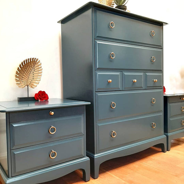 STAG CHEST of DRAWERS, bedroom storage, custom painted for you