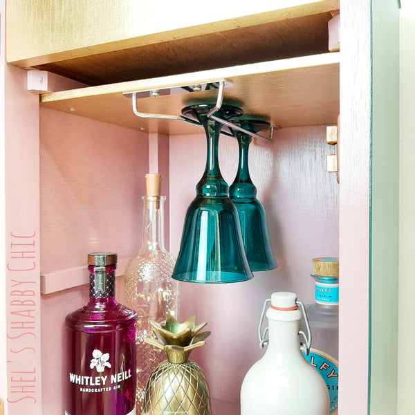 MINI DRINKS CABINET in Art Nouveau design "Lucille"