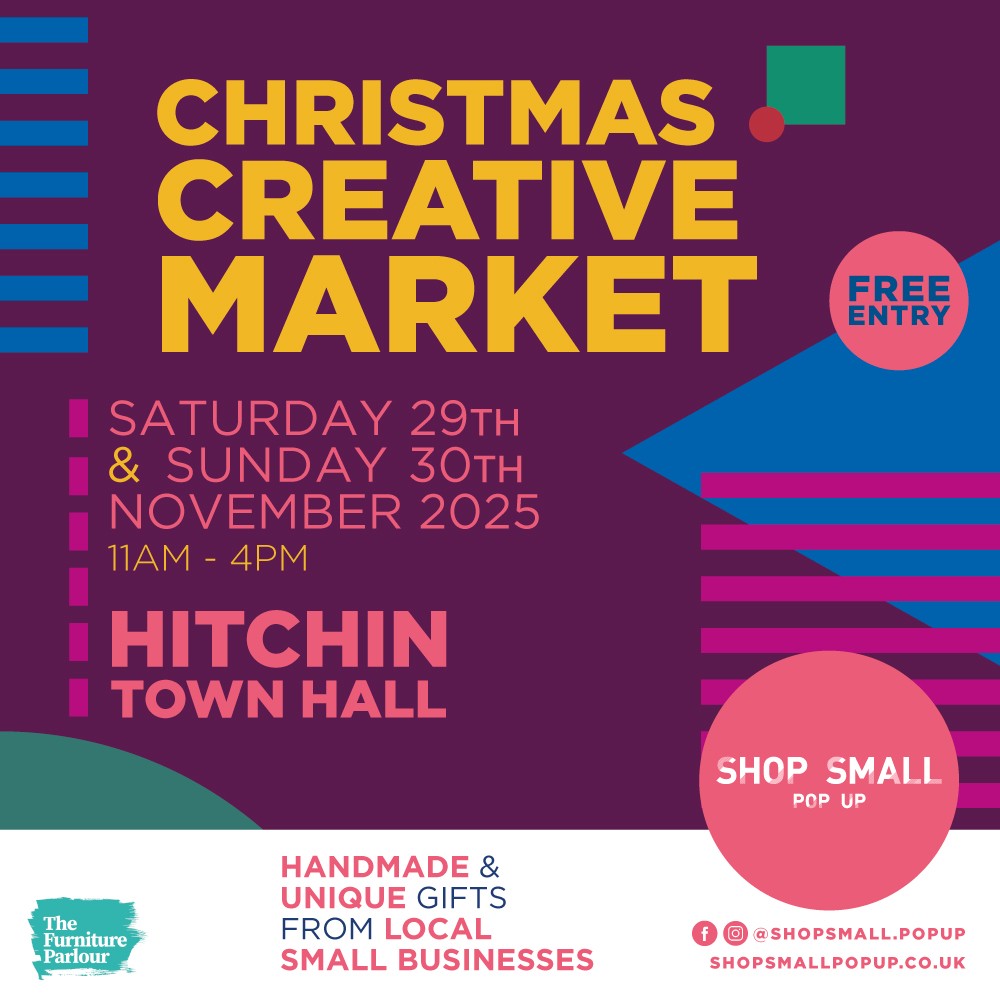 Christmas Creative Market, Hitchin Town Hall - Sunday 30th November