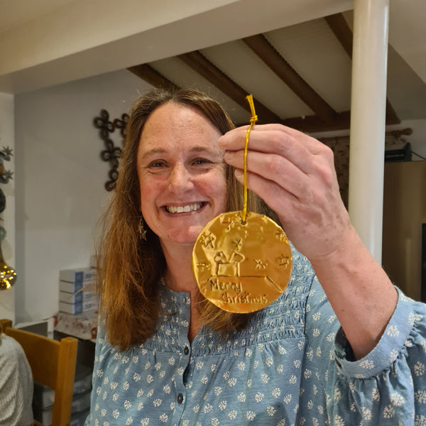 NEW! Metal Embossing Christmas Craft Kits - Baubles, Angel, Tree