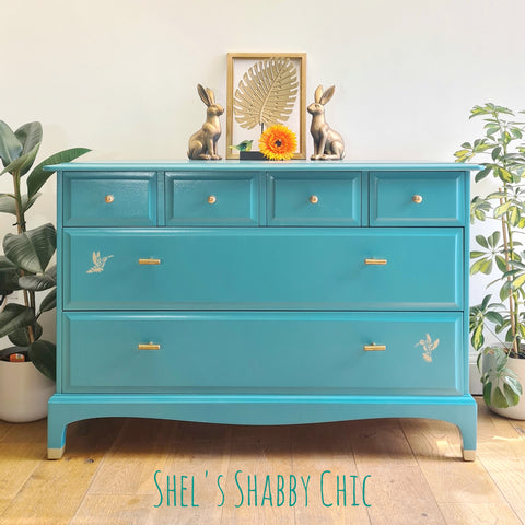 STAG CHEST of DRAWERS, bedroom storage, custom painted for you