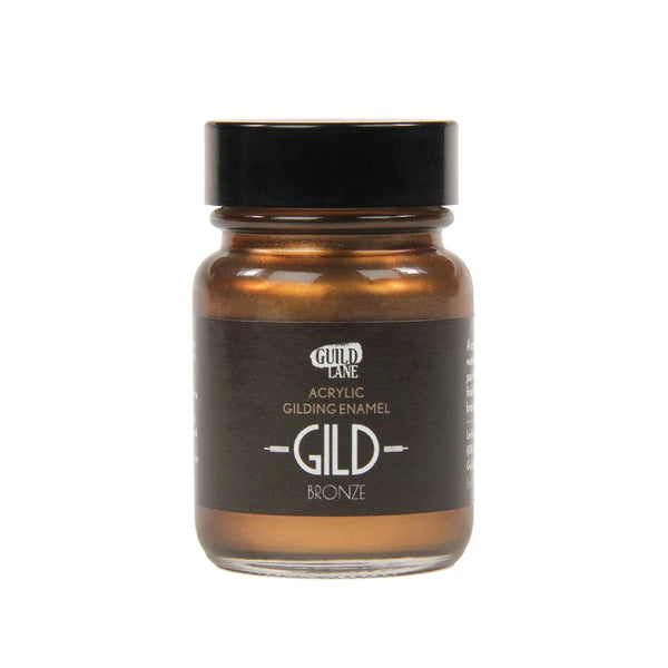 Guild Lane GILD Originals Bronze metallic enamel paint for furniture, crafts and decorative interior projects.
