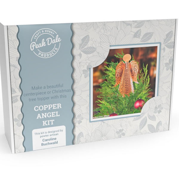 Metal Embossing Kit | Copper Angel or Choir Boy Christmas Decoration