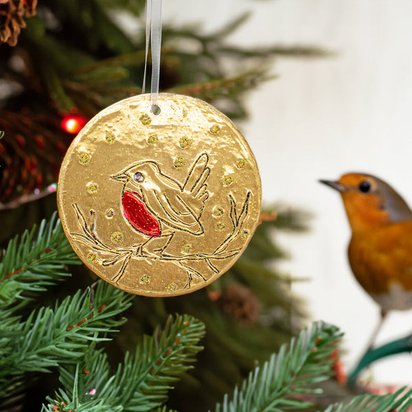 Metal Embossing Kit | Gold Christmas Baubles & Gift Tags