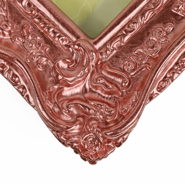 Guild Lane GILD Rose Gold metallic paint used to highlight decorative detail on a painted frame.