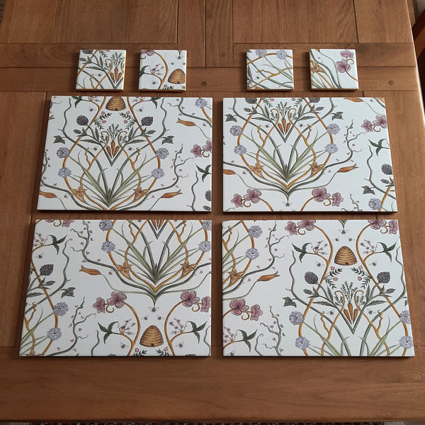 The Chateau Potagerie Placemats & Coasters | Made to Order Sets of 2, 4 or 6